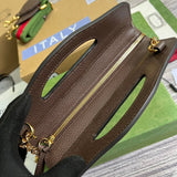 Side profile of signature sleek women's handbag – women's everyday handbag