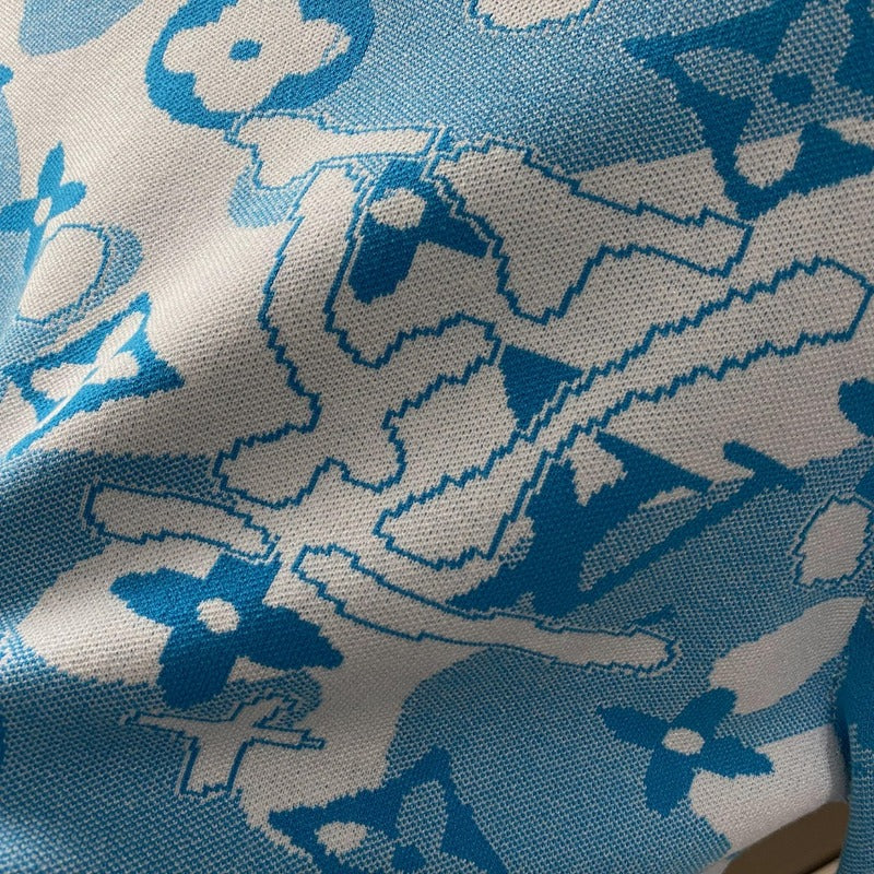 Back view of Louis Vuitton luxury clothing with contemporary cut