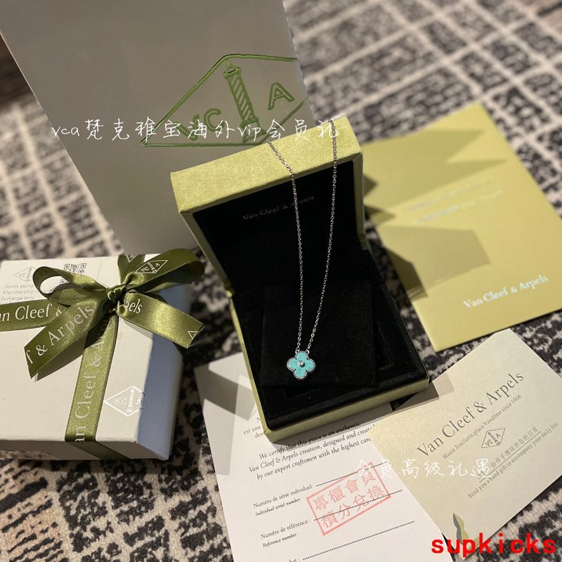 Lifestyle view of Van Cleef & Arpels unisex jewelry piece
