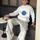 Close-up detail shot of Louis Vuitton luxury clothing with streetwear-inspired cut
