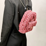 Chanel Tweed Backpack detail shot – authentic designer craftsmanship