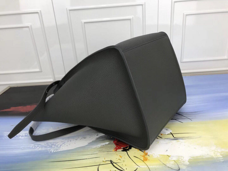 Back view of refined statement women's handbag – women's everyday handbag