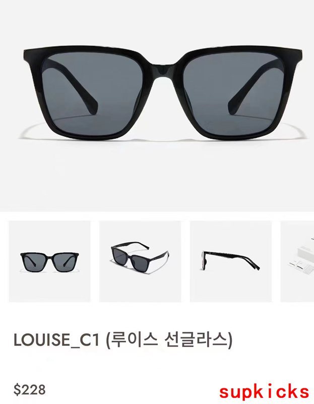 Lifestyle view of Louis Vuitton unisex sunglasses