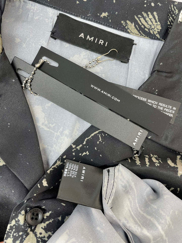 Amiri luxury t-shirt detail shot