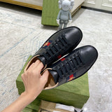 Gucci two-tone luxury sneakers view 5 minimalist modern build