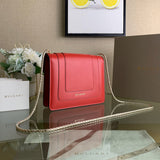 Timeless Vegan Leather Handbag - Polished Finish | Women's Fashion Handbag #1679 - texture close-up (image 9) of designer-inspired handbag