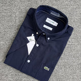 Back view of Lacoste luxury clothing with logo-detail design
