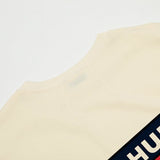 Back view of Rhude luxury clothing with signature branding