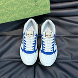 Gucci two-tone luxury sneakers view 11 breathable knit upper