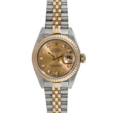 Side view of Rolex women's watch