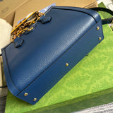 Side profile of chic polished women's handbag – women's designer-style accessory