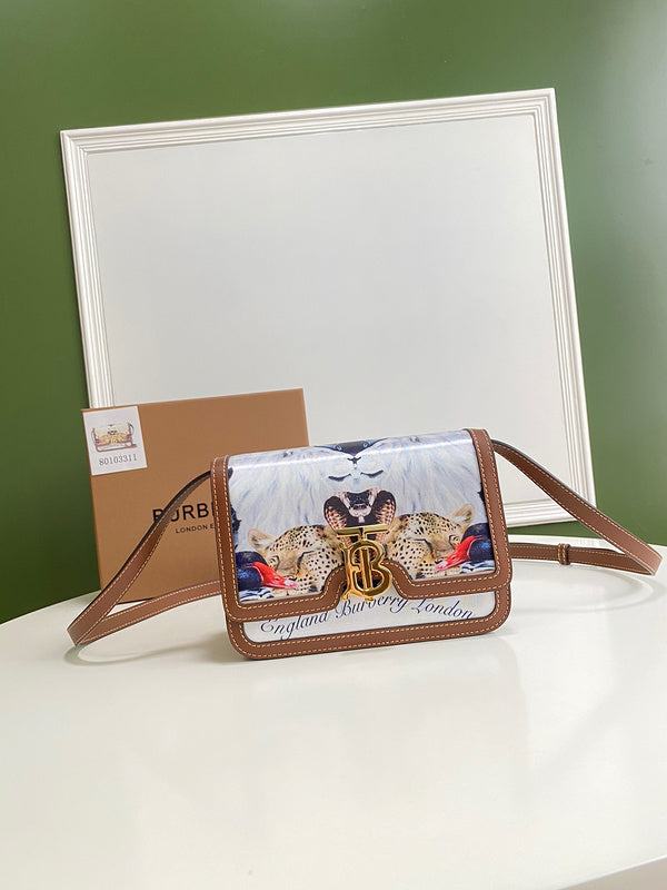 Ziva's Charm handbag – side angle view (one versatile size)