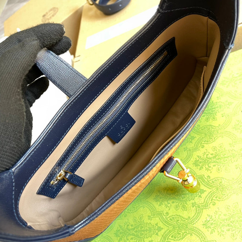 Side profile of polished structured women's handbag – women's designer-style accessory
