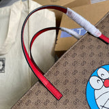 Back view of structured refined women's handbag – women's everyday handbag