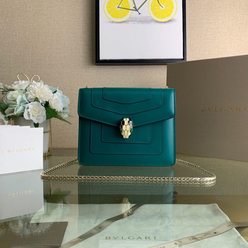 Classic Vegan Leather Handbag - Statement Silhouette | Women's Statement Accessory #1684 - front view (image 1) of designer-inspired handbag