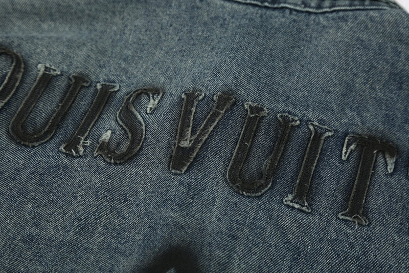 Front view of Louis Vuitton luxury clothing with everyday silhouette