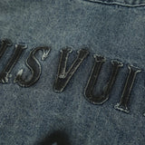 Front view of Louis Vuitton luxury clothing with everyday silhouette