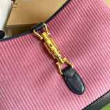 Back view of refined classic women's handbag – women's luxury handbag