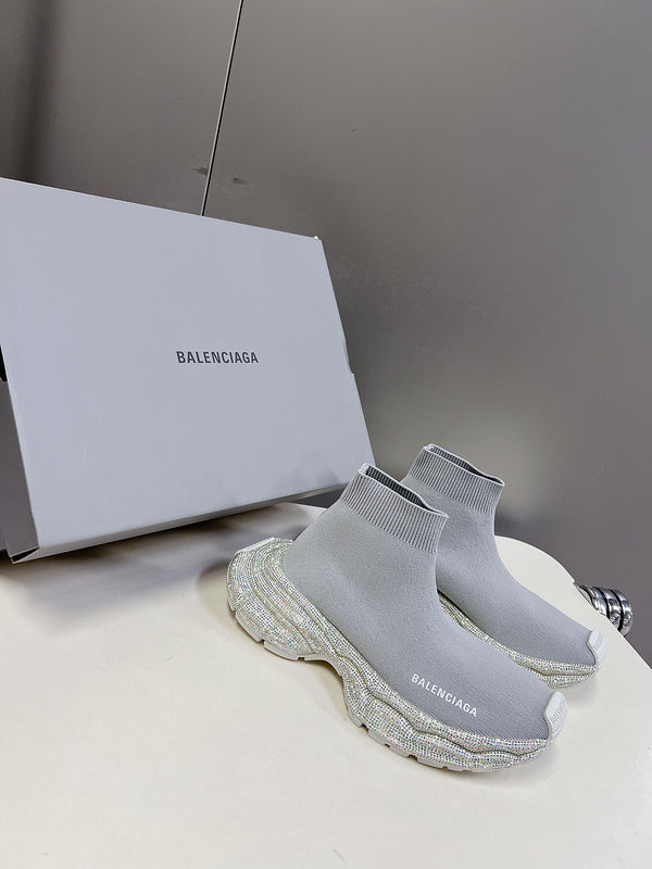 Balenciaga shoes Style 032 - close-up of premium leather craftsmanship