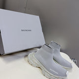 Balenciaga shoes Style 032 - close-up of premium leather craftsmanship