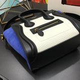 Top view of chic structured women's handbag – women's designer-style accessory