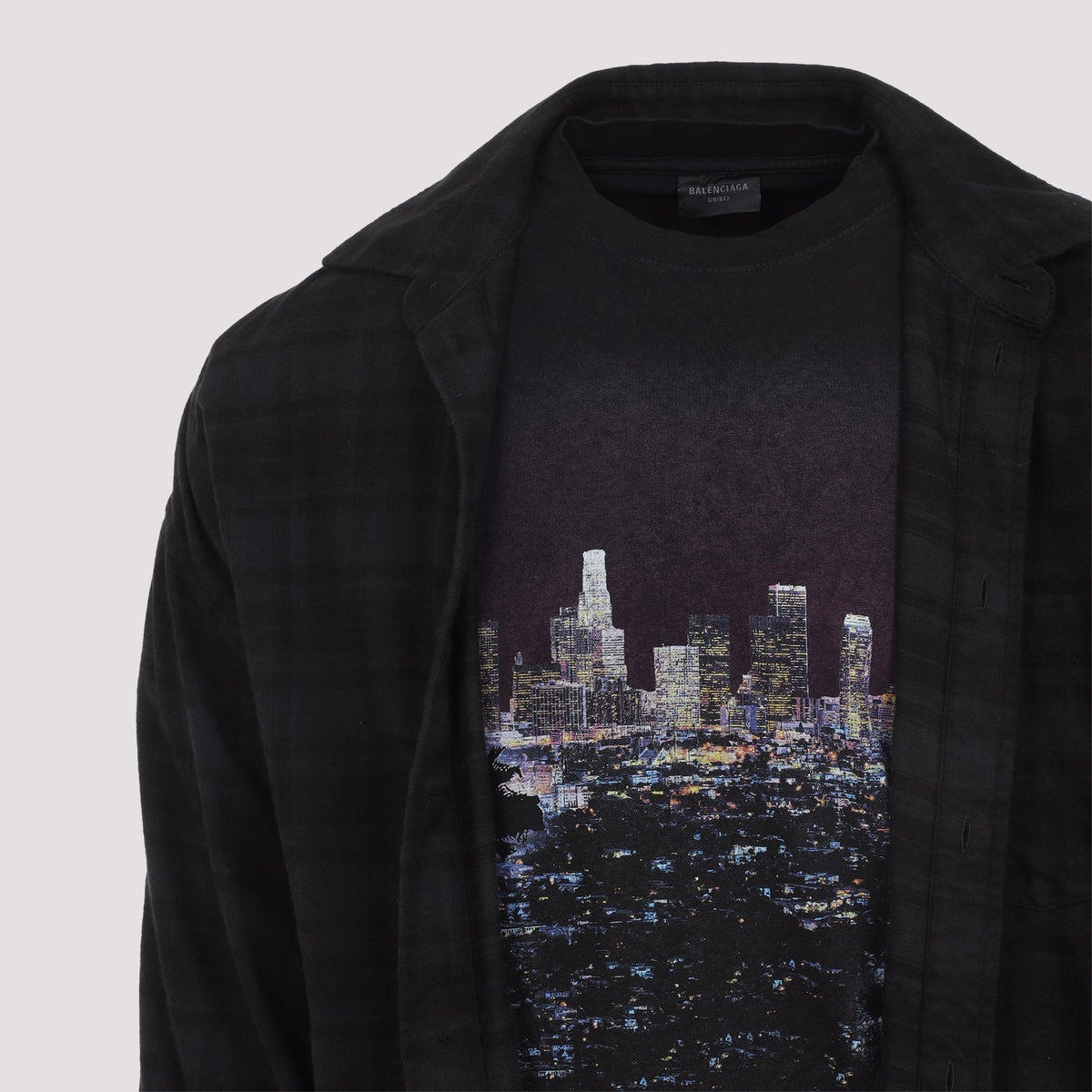 Balenciaga Tops- Balenciaga Ls Layered Shirt Men Premium Designer Casual Top