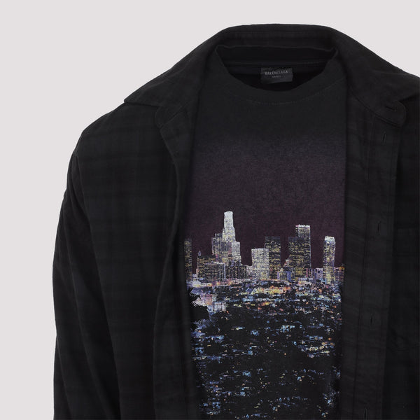 Balenciaga Tops- Balenciaga Ls Layered Shirt Men Premium Designer Casual Top