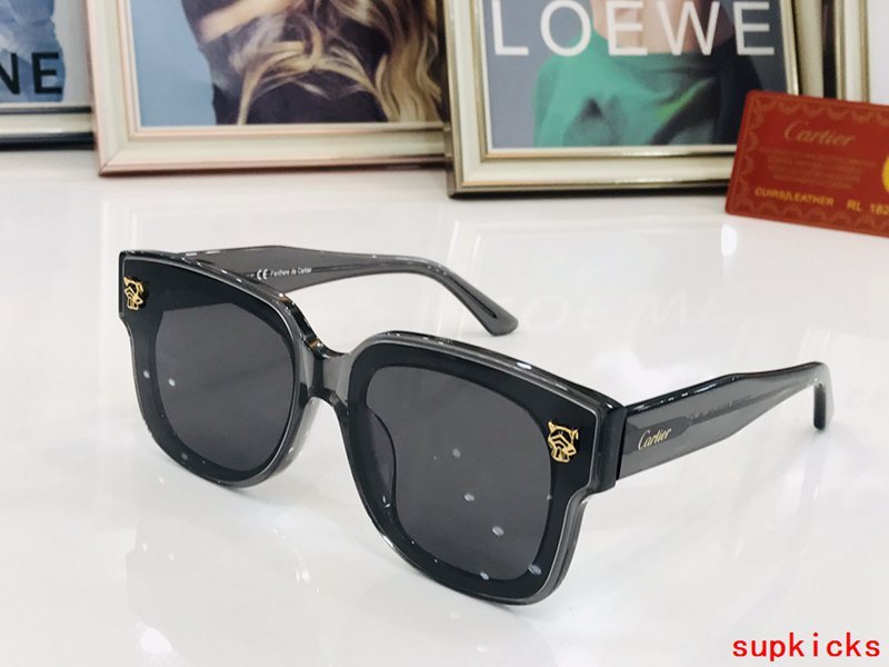 Angled view of Cartier unisex sunglasses
