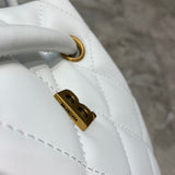 Modern Faux Leather Handbag - Everyday Elegance | Women's Luxury Handbag #793 - styled full view (image 7) of designer-inspired handbag