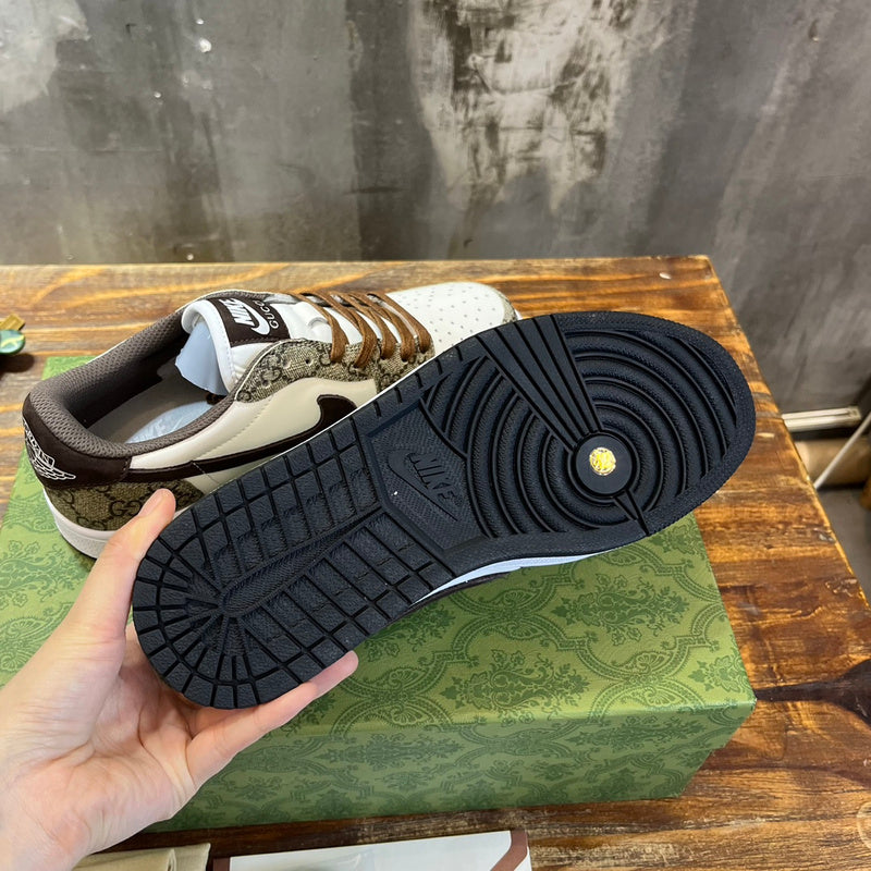 Gucci soft grey luxury sneakers view 8 padded collar comfort