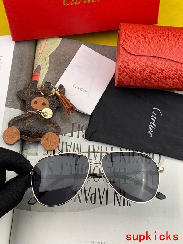 Lifestyle view of Cartier unisex sunglasses