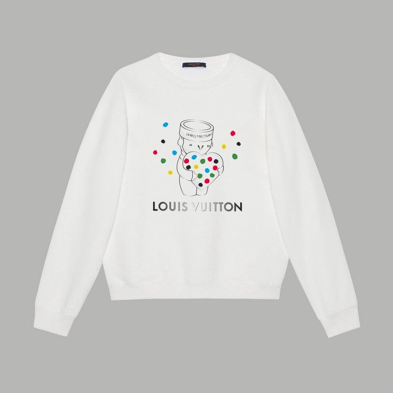 Front view of Louis Vuitton luxury clothing with contemporary cut