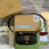 Side profile of chic signature women's handbag – women's premium purse