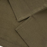 Back view of Polo cotton polo shirt with monogram-inspired silhouette