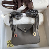 Close-up detail of polished bag design