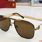 Close-up detail view of Cartier unisex sunglasses
