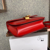 Top view of signature classic women's handbag – women's designer-style accessory