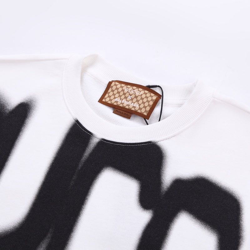 Close-up detail shot of Gucci luxury clothing with tailored silhouette