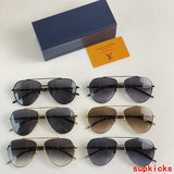 Lifestyle view of Louis Vuitton unisex sunglasses