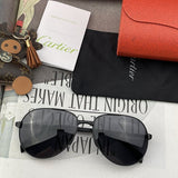 Angled view of Cartier unisex sunglasses
