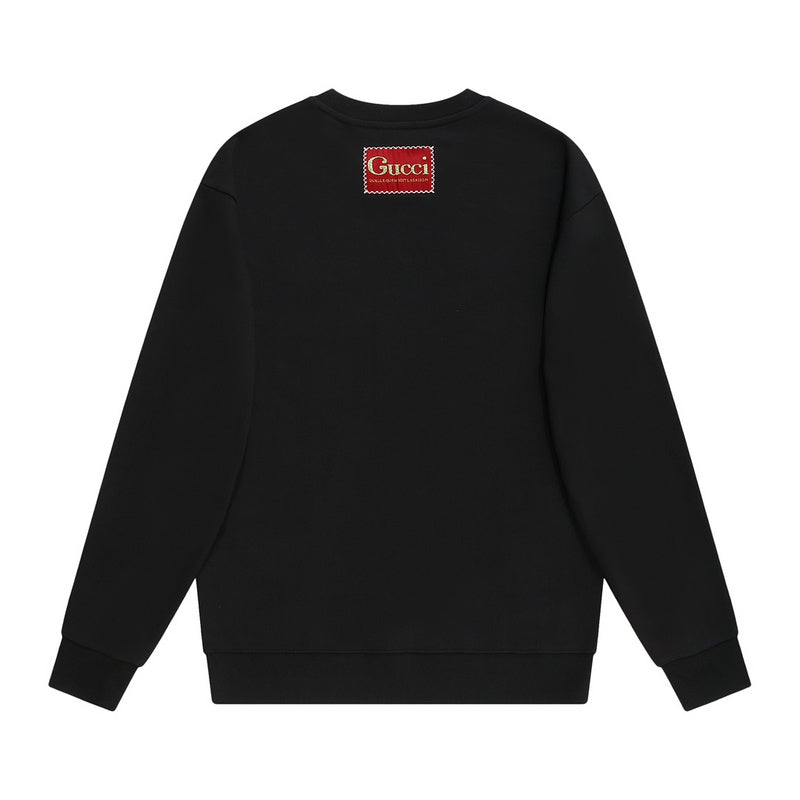 Side profile of Gucci luxury clothing with streetwear-inspired cut