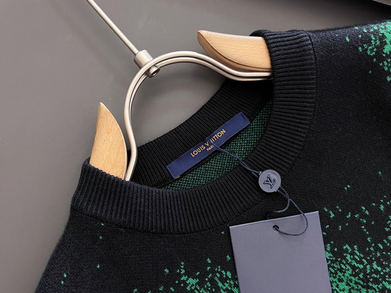 Full styled look of Louis Vuitton luxury clothing with runway-inspired design