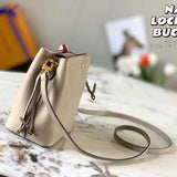 Back view of classic statement women's handbag – women's everyday handbag
