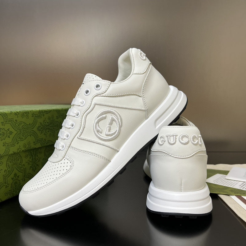 Gucci all-black luxury sneakers view 5 cushioned comfort fit