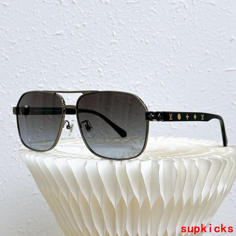 Side view of Louis Vuitton unisex sunglasses