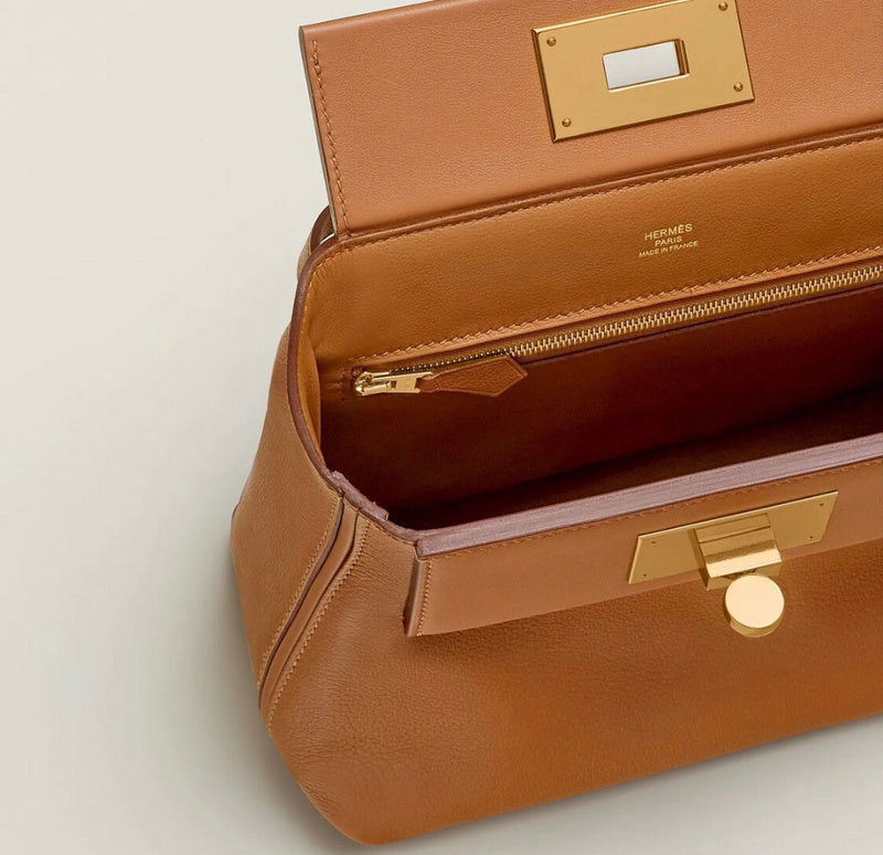 Tailored handbag styled for everyday wear