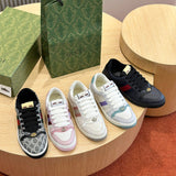 Gucci sneakers detailed view showing premium designer craftsmanship