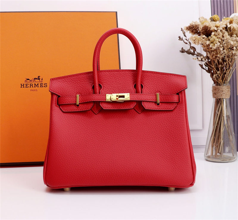 Side view of versatile structured handbag
