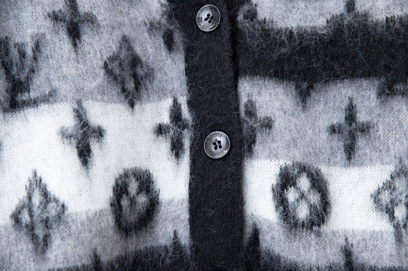 Full styled look of Louis Vuitton luxury clothing with tailored silhouette