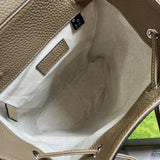 Close-up detail of polished everyday-luxe women's handbag – women's premium purse